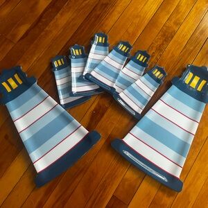 Lighthouse Shaped Plate Set